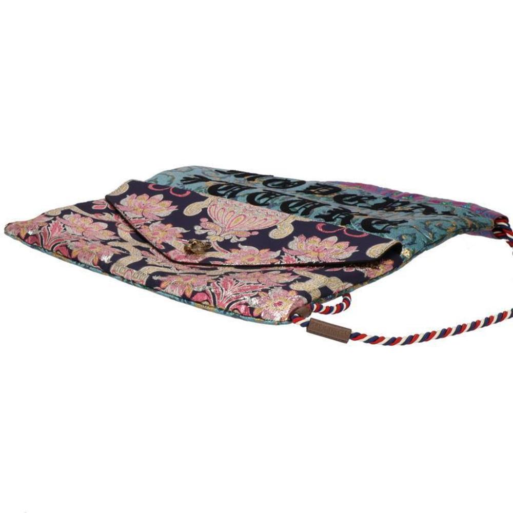 Gucci Embroidered Librogate Drawstring Backpack - image 3